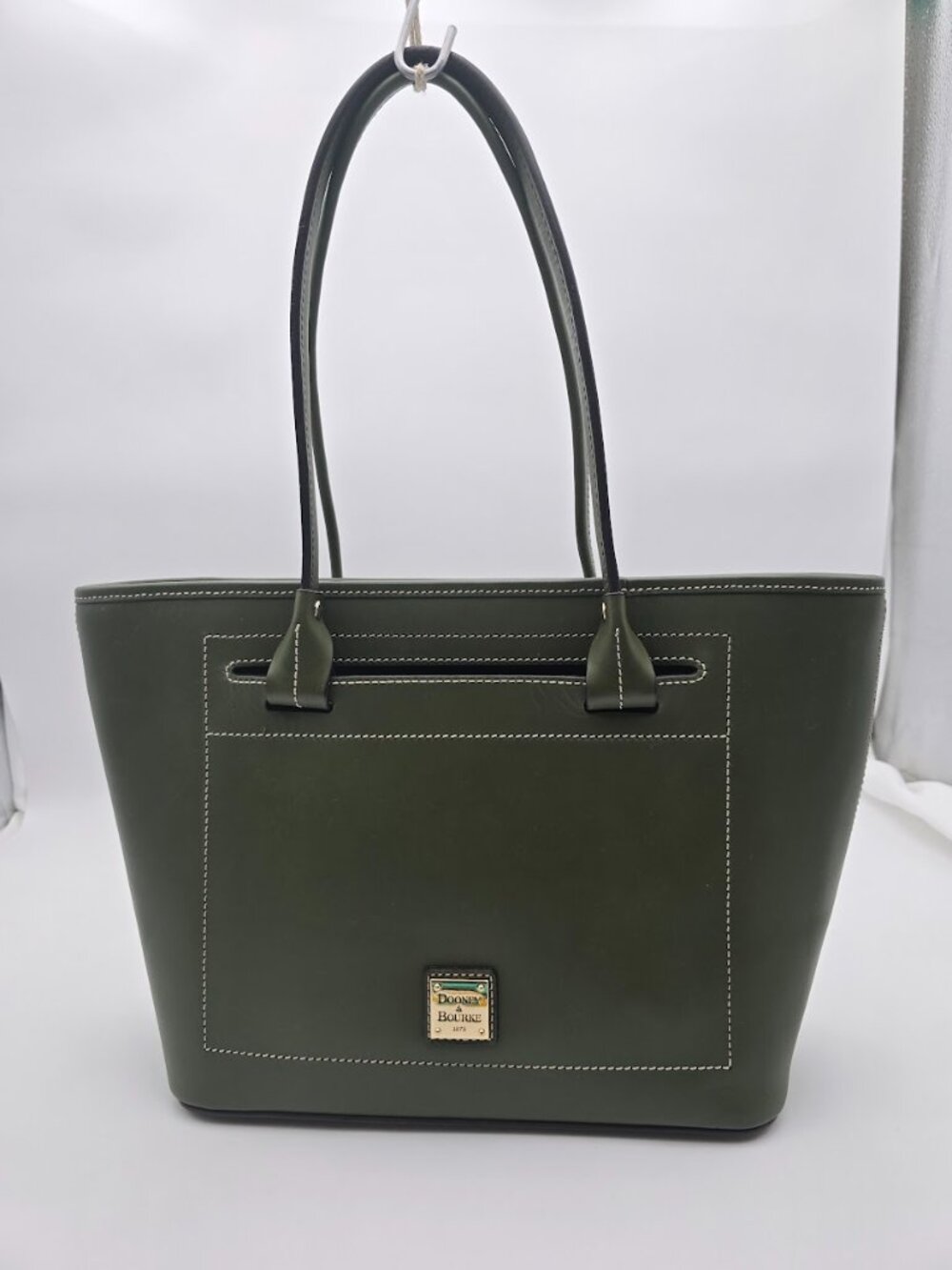 Dooney and Bourke Beacon Slip Tote in Olive / Green - Shoulder Bag